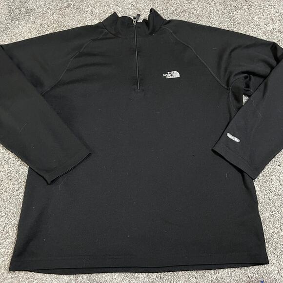The North Face Men’s 1/4 Zip Pullover Long Sleeve Shirt size Medium - Picture 1 of 3